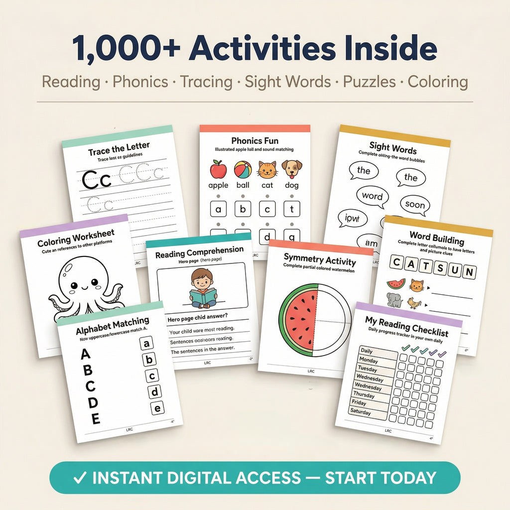 Complete Reading Booster Kit (Ages 3-9)