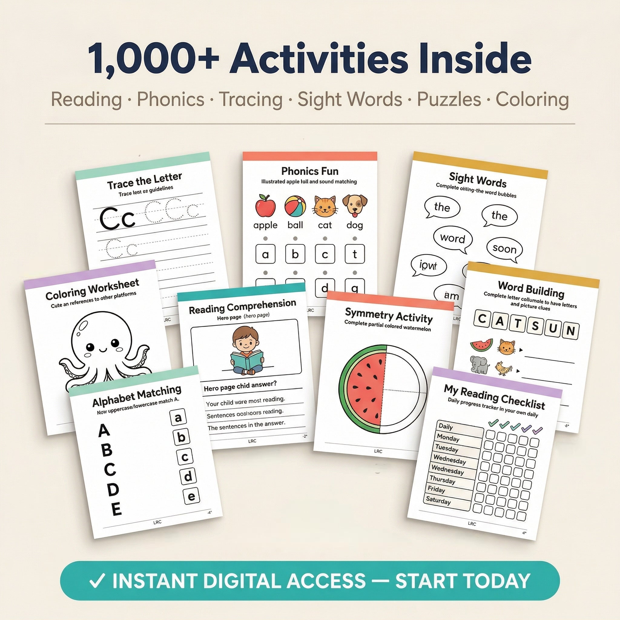Complete Reading Booster Kit (Ages 3-9)